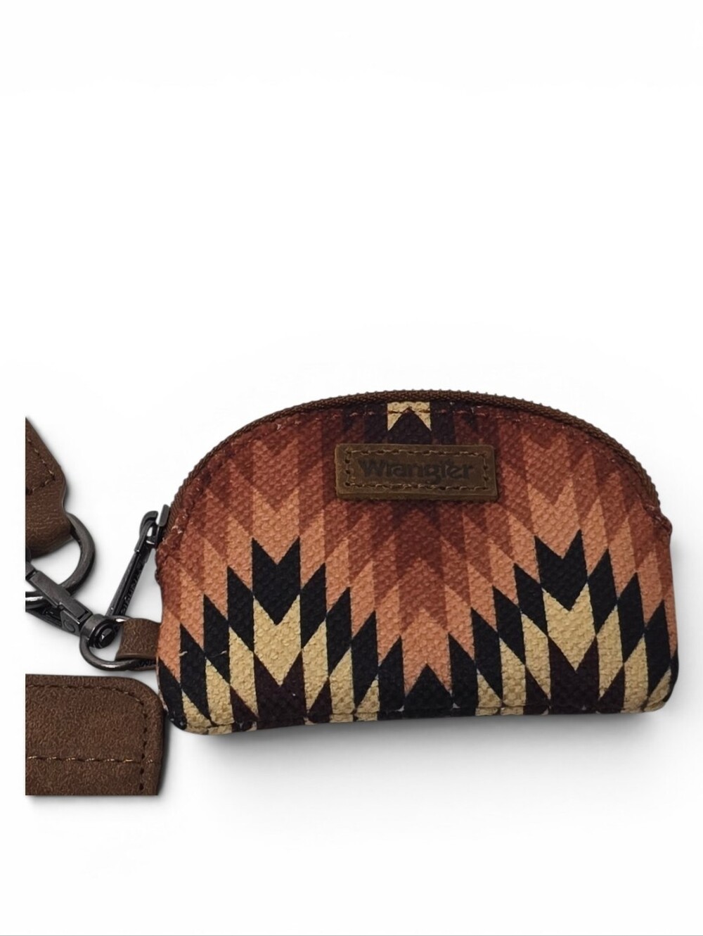 Wrangler Southwestern Dual Pouch Wristlet Card Holder & Coin Purse Cowgirl NWT - Picture 2 of 5